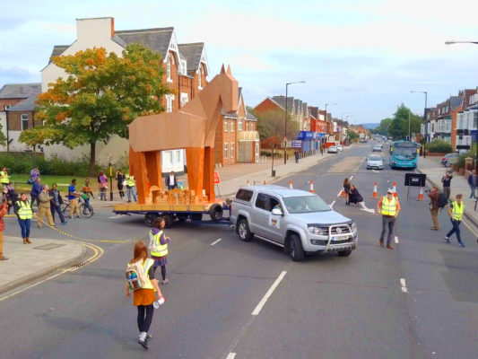 From the Neighbourhood to the Gallery: Isabel Lima’s Gresham Wooden Horse. 1 x Day