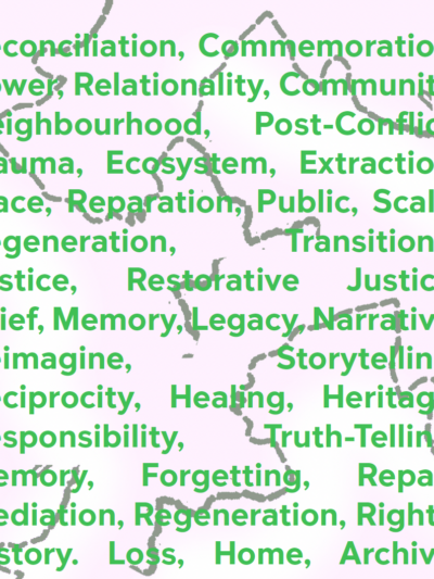 Incubator Programme: Socially Engaged Art and the Public Practice of Reconciliation